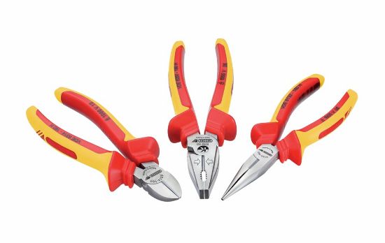 Afbeeldingen van GEDORE Tangenset met huls-isolatie VDE S 8003 H 3x