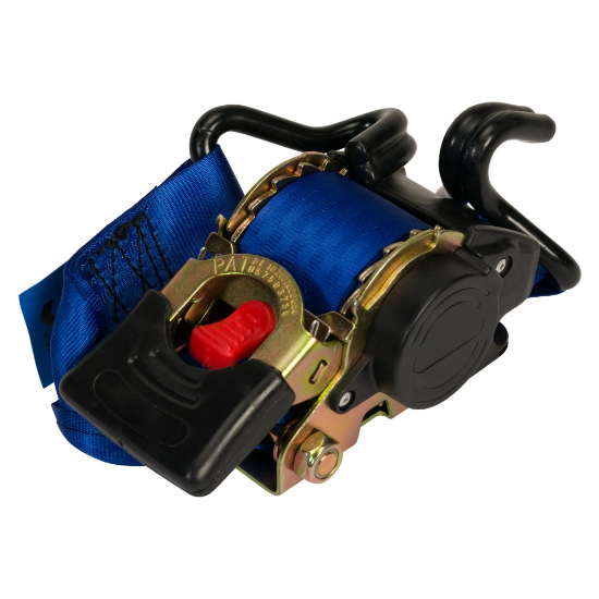 Afbeeldingen van KONVOX Spanband zelfoprollend blauw 50MM 3M