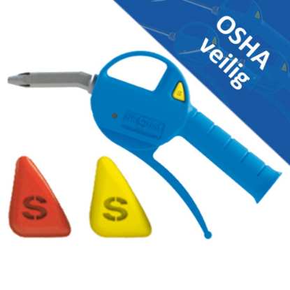 Afbeeldingen van Blaaspistool SAF blaasmond platsic