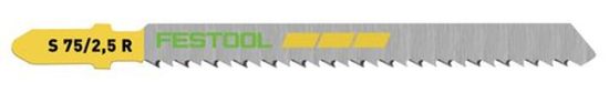 Afbeeldingen van FESTOOL Decoupeerzaagblad WOOD FINE S 75MM 2,5R 5x