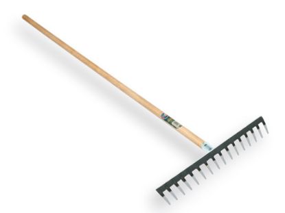 Afbeeldingen van ATLAS Tuinhark 16-tands verzinkt met steel 150X2,8CM 