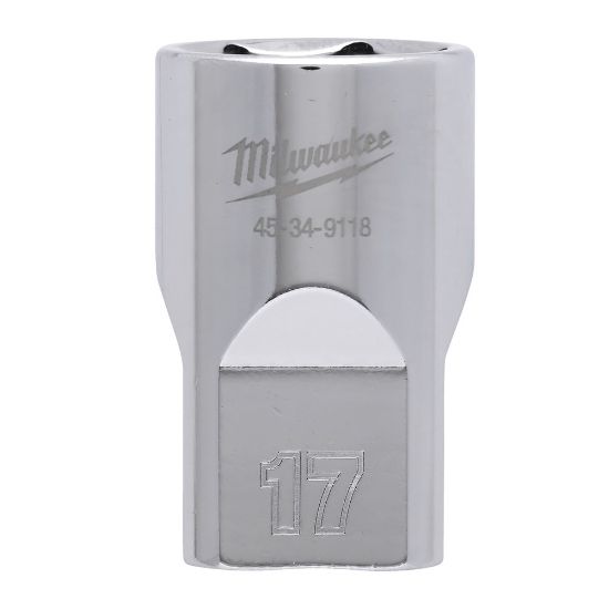 Afbeeldingen van MILWAUKEE Dop ½" metrisch FOUR FLAT 17MM
