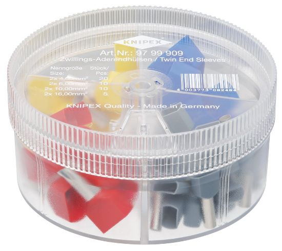 Afbeeldingen van KNIPEX Assortimentenbox adereindhuls 9799909 90MM