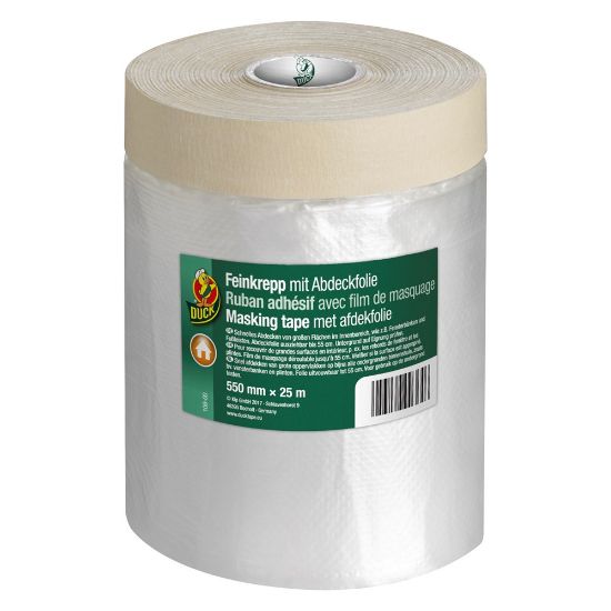Afbeeldingen van DUCK Masking tape/afdekfolie 550MM 25M