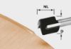 Afbeeldingen van FESTOOL Kantenfrees HW schacht 8MM 19X16MM OFK 700