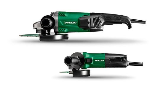 Afbeeldingen van HIKOKI Combiset haakse slijper G23STCP2Z G13STA 125MM+G23ST 230MM inclusief diamantbladen in doos