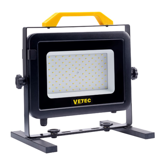 Afbeeldingen van VETEC Bouwlamp LED Comprino VLD100.1 230V 5M 100W + statief VS