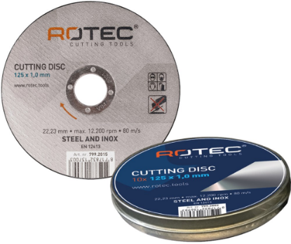 Afbeeldingen van ROTEC Doorslijpschijf OPTI-LINE blik 115X1,0X22,2MM 10x