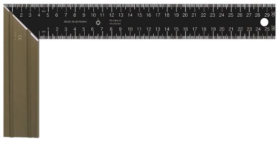 Afbeeldingen van Winkelhaak met ALU blok 40MM 200X130MM