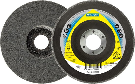 Afbeeldingen van Schuurvliesschijf NUD500 siliciumcarbide 115X13X22,23MM medium