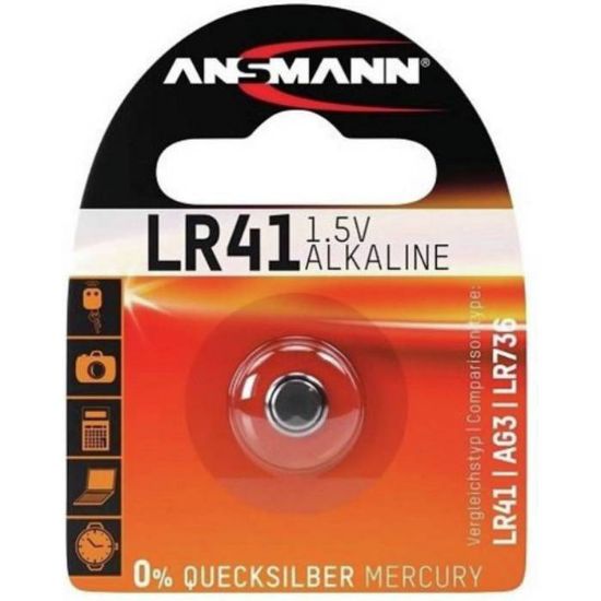 Afbeeldingen van ANSMANN Knoop batterij LR41 1,5V