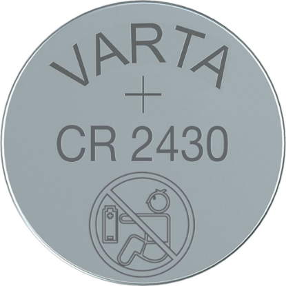 Afbeeldingen van Knoopcel Lithium CR2430 3V Ø24x3,0MM