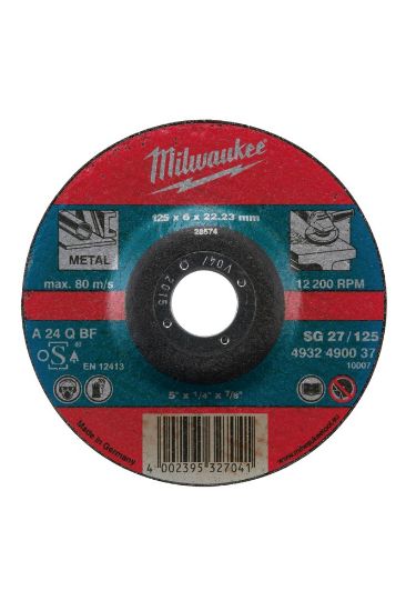 Afbeeldingen van METAL GRIND.WHEEL GRW SG27/125X6 P25M