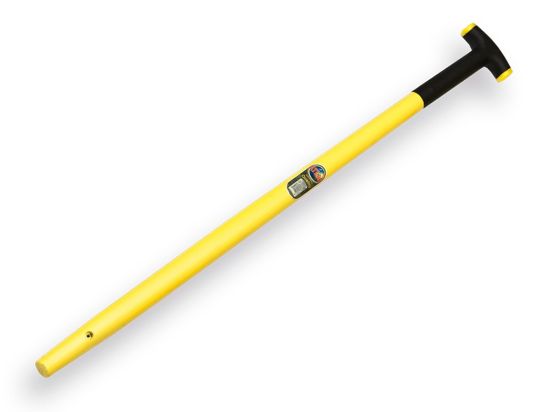 Afbeeldingen van Schopsteel recht KUNSTSTOF met Fiberkern stift 100CM