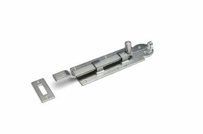 Afbeeldingen van Plaatschuif staal VZ met bocht 35X100MM 4MM