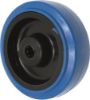 Afbeeldingen van KELFORT Wiel blauw rubber rollager en velg 125MM