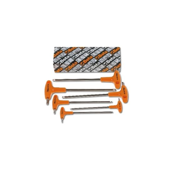 Afbeeldingen van BETA Zeskant stiftsleutelset kogelkop 6x 96TBP/S6
