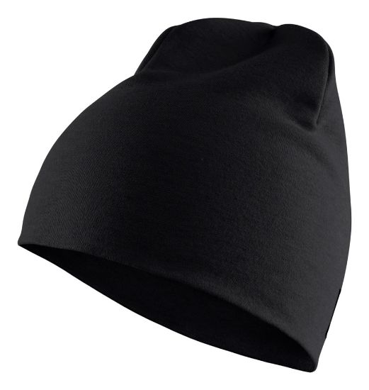 Afbeeldingen van BLÅKLÄDER Beanie wol vlamvertragend 2066 zwart onesize
