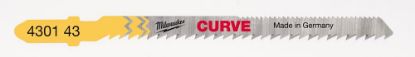 Afbeeldingen van MILWAUKEE Decoupeerzaagblad tweezijdig hout 75X2,5MM 5x t.b.v. bochten
