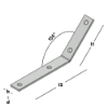 Afbeeldingen van GEBR. BODEGRAVEN Neusijzer ZM schuin 135° 100X150MM 25X4MM