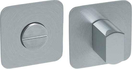 Afbeeldingen van OXLOC Rozet vrij/bezet RVS afgeronde hoek 52X2MM