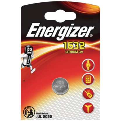 Afbeeldingen van ENERGIZER Lithium knoopcelbatterij CR1632 3V