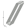 Afbeeldingen van GEBR. BODEGRAVEN Gordinglas SV 63X225MM 1,5MM