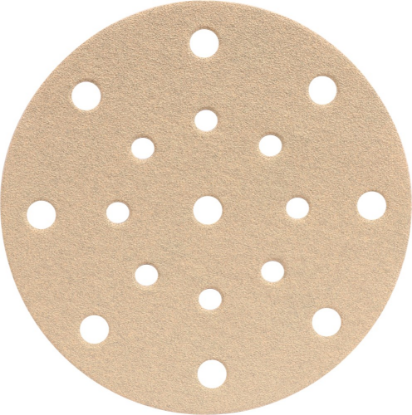 Afbeeldingen van KELFORT Klitschuurschijf wit 17-gat 150MM K80 10x