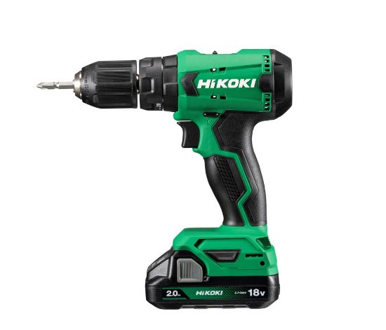 Afbeeldingen van HIKOKI Accu klopboorschroefmachine DV18DAWCZ 18V 50Nm MV 2x 18V 2,0Ah in kunststof koffer