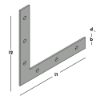 Afbeeldingen van GEBR. BODEGRAVEN Raamhoek ZM recht 150X150MM 22X2MM