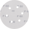 Afbeeldingen van KELFORT Klitschuurschijf wit 6-gat 150MM K60 10x