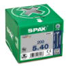 Afbeeldingen van SPAX Spaanplaatschroef verzonkenkop WIROX deeldraad T20 5X40MM