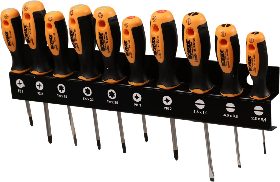 Afbeeldingen van IRONSIDE Schroevendraaierset 10x