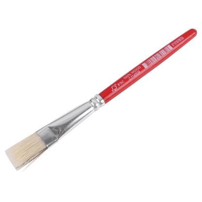 Afbeeldingen van COPENHAGEN PRO Gompenseel wit Chinees varkenshaar met kunststof steel kort