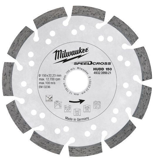 Afbeeldingen van MILWAUKEE Diamantzaagblad beton SpeedCross HUDD 150X22,23MM
