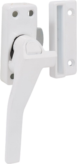 Afbeeldingen van OXLOC Raamsluiting drukknop aluminium wit links