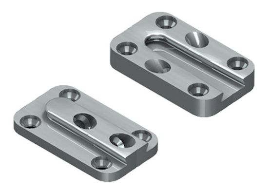 Afbeeldingen van GEBR. BODEGRAVEN Blinde houtverbinding ALU 50X30X12MM 50X80MM