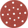 Afbeeldingen van KELFORT Klitschuurschijf rood 17-gat 150MM K40 10x