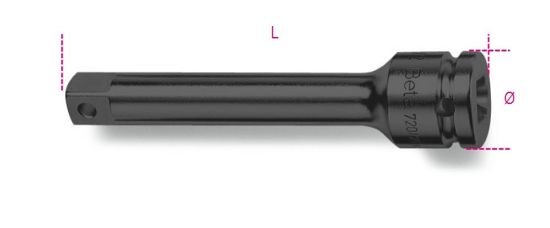 Afbeeldingen van BETA Verlengstuk ⅜" 125MM 710/21