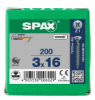 Afbeeldingen van SPAX Universele schroef verzonkenkop WIROX voldraad PZ1 3X16MM