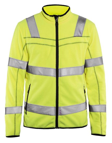 Afbeeldingen van BLÅKLÄDER Microfleecevest 4941 High Vis geel XS