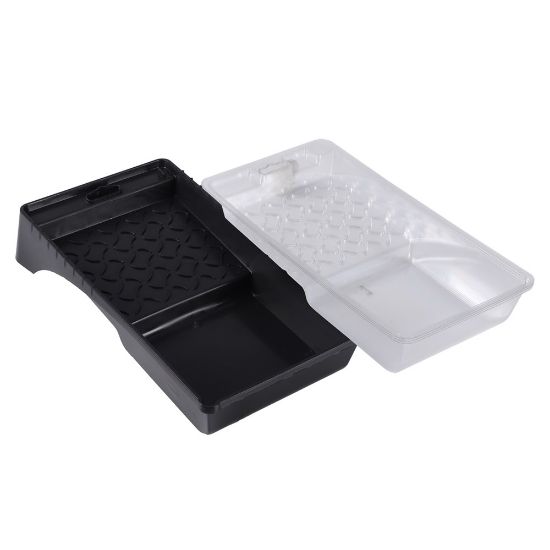 Afbeeldingen van COPENHAGEN PRO Verfbak kunststof zwart 14,5X28,3CM met 3 inzetbakjes