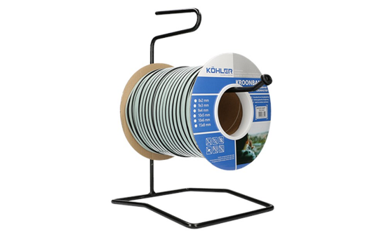 Afbeeldingen van ZWALUW Kroonband zwart 9X3MM 150M