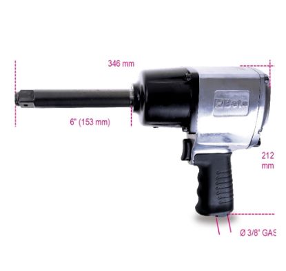 Afbeeldingen van BETA Omschakelbare slagmoersleutel ¾" 1928DAL