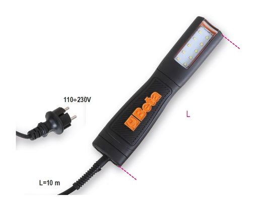 Afbeeldingen van BETA Inspectielamp LED 230V 10M kabel 1842LED/BM