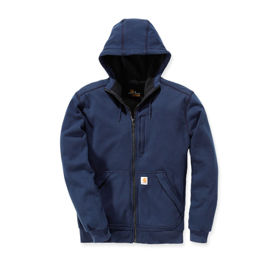 Afbeeldingen van CARHARTT Hoodie met rits wind bestendig 101759 navy M
