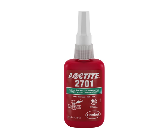 Afbeeldingen van LOCTITE Schroefdraadborging 2701 hoge sterkte t.b.v. gepassiveerde oppervlakken 50ML