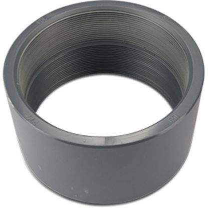 Afbeeldingen van VDL Draadsok PVC-U grijs 6" binnendraad 10bar