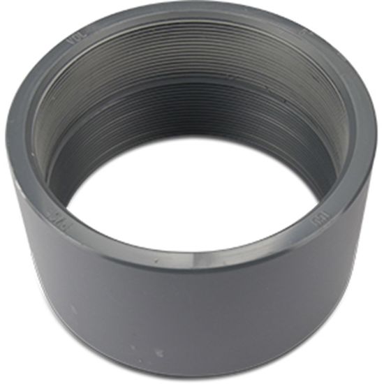 Afbeeldingen van VDL Draadsok PVC-U grijs 6" binnendraad 10bar