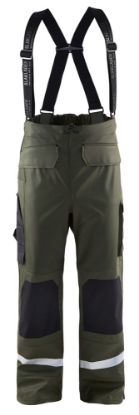 Afbeeldingen van BLÅKLÄDER Regenbroek LEVEL 2 1305 army groen S